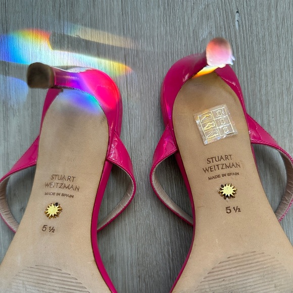 LikeNew Stuart Weitzman Heel Sandal Shoes - Picture 3 of 3